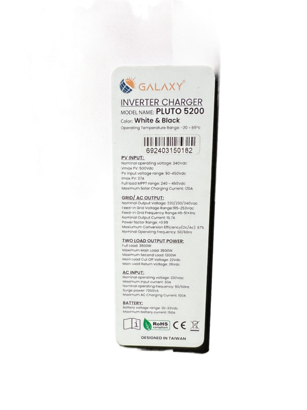 Galaxy Inverter Pv 5200 Pluto Series - Image 5