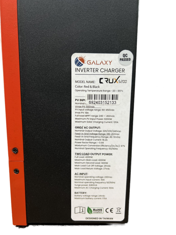 Galaxy Inverter Pv 5200Crux Series - Image 3