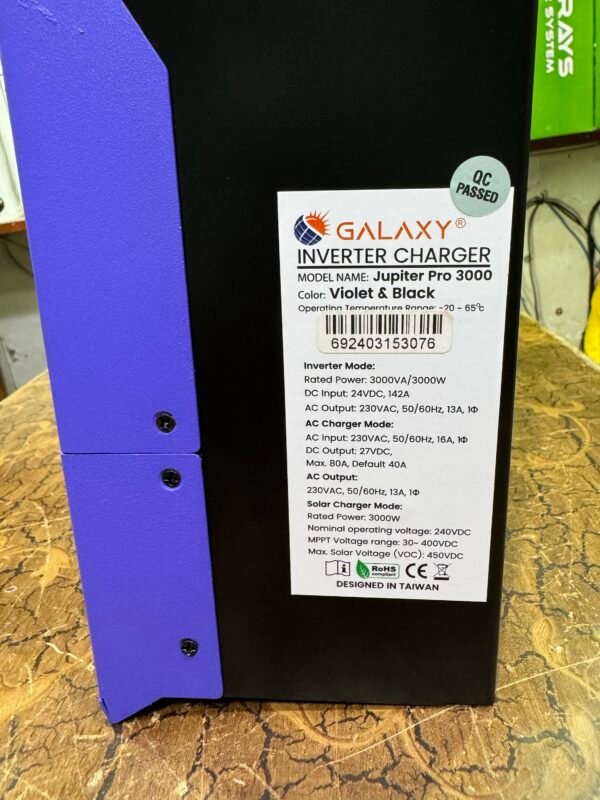 Galaxy Inverter 3KW Jupiter Pro Series - Image 2