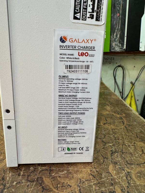 Galaxy Hybrid Inverter 4.2kw 24v Leo Series - Image 3