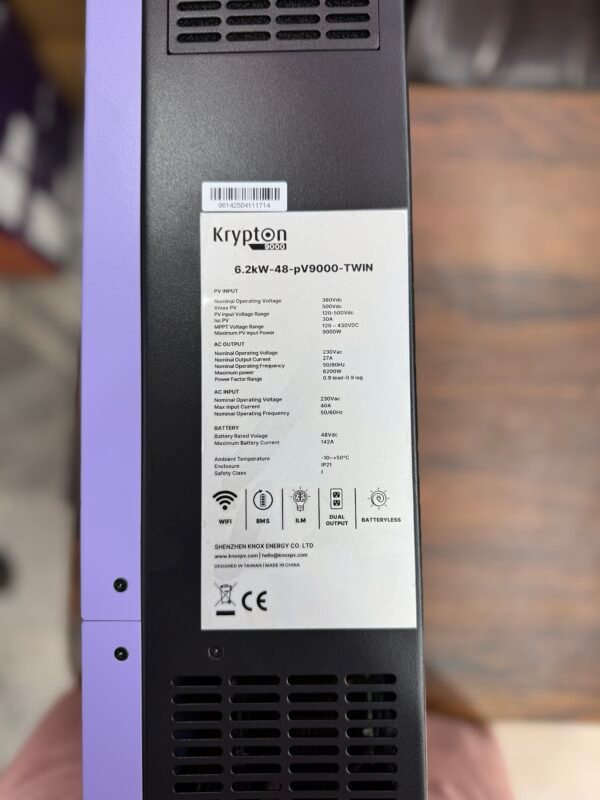 Knox 6kw Solar Inverter Hybrid On Grid Off Grid Inverter - Image 2
