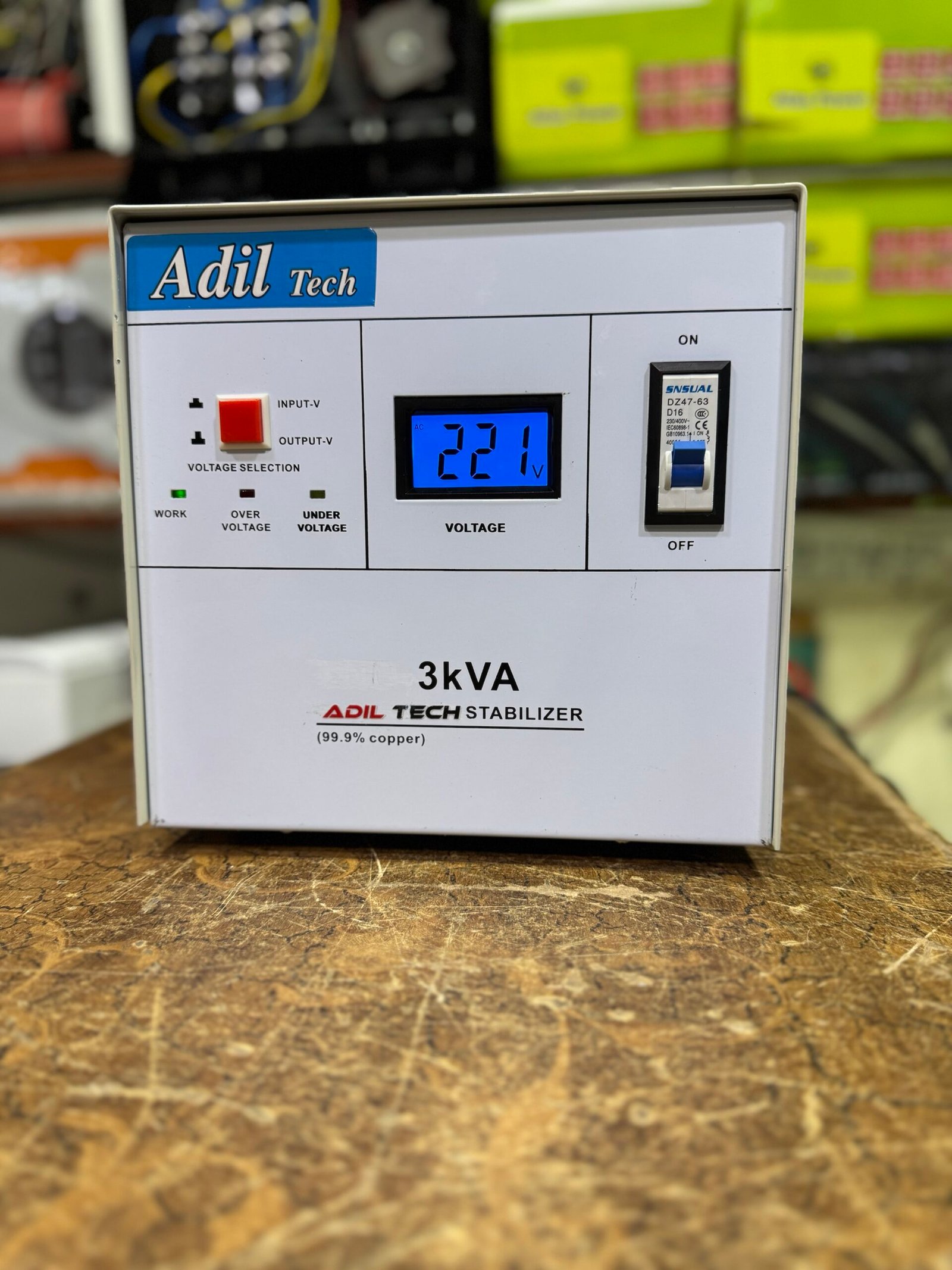 Digital Stabilizer AVR Automatic Voltage Stabilizer 3KV