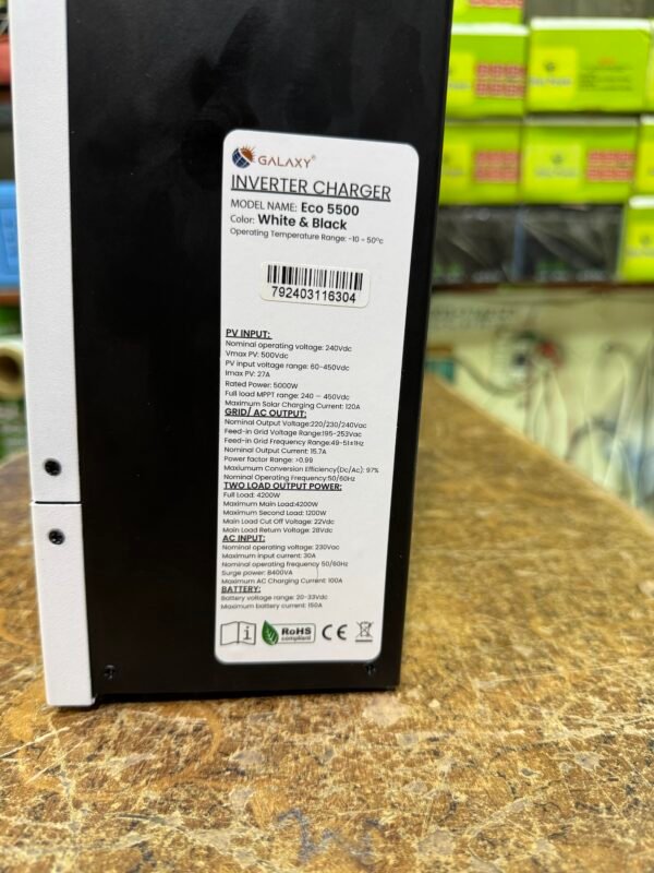 Galaxy Solar Inverter 4.2KW ECO Series - Image 2