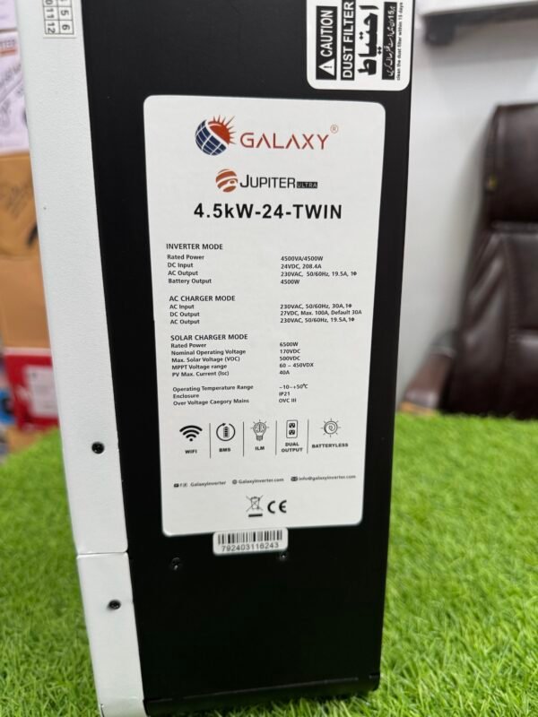 Galaxy Hybrid Inverter 4.5kw 24v Jupiter Ultra Series - Image 3