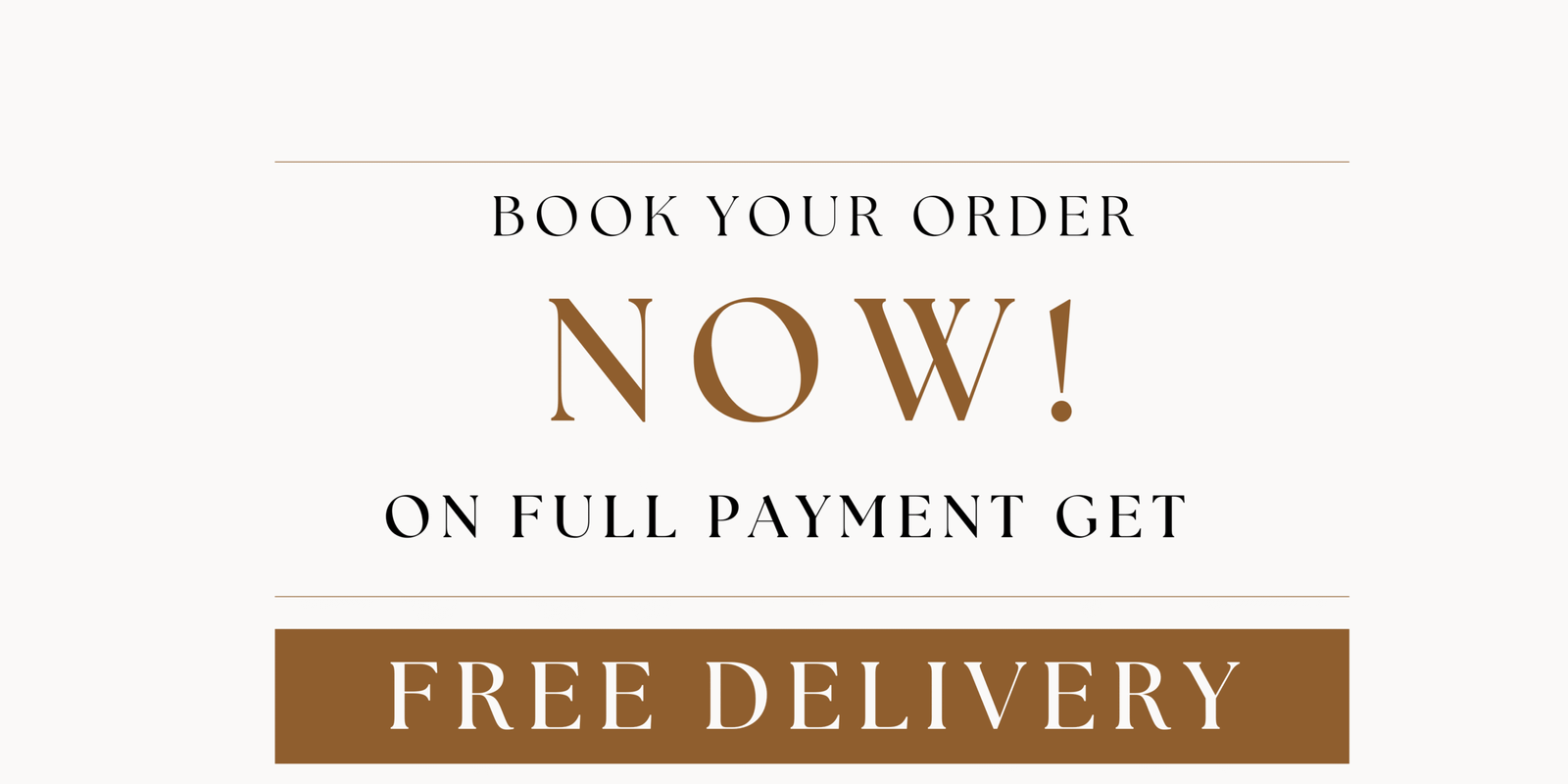 Beige Minimalist Mother's Day Sale Promotional Banner